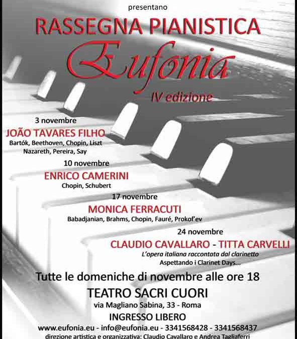 Rassegna Pianistica Eufonia – IV Edizione